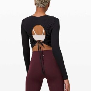 Lululemon Tie Open Back Long Sleeve